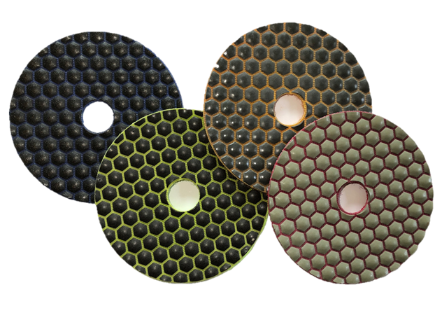 DISQUE Ø100MM DE POLISSAGE DIAMANTE FLEXIBLE GR.100