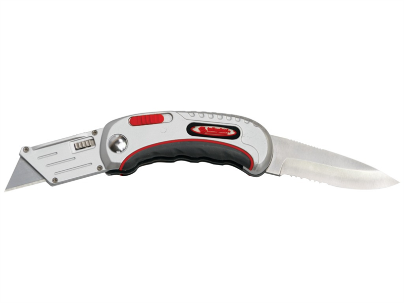 COUTEAU + CUTTER PLIABLE 2 EN 1 BLISTER REF.401371