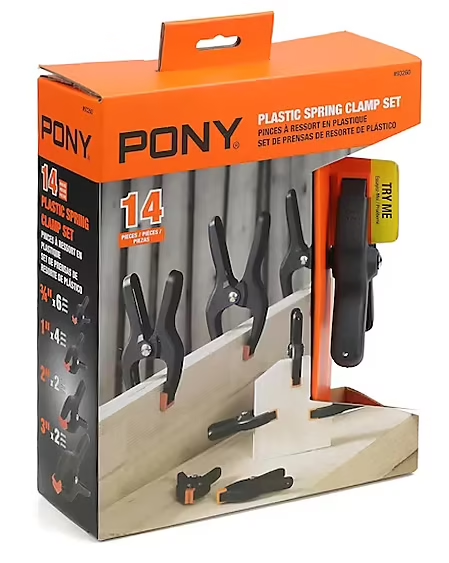 JEU DE 14 PINCES A RESSORT PONY REF 7360060