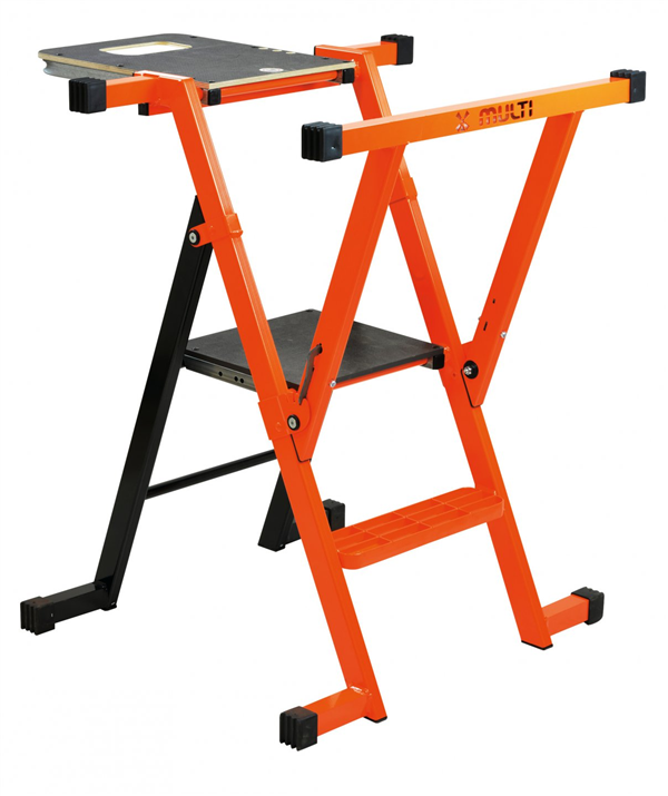 MARCHEPIED EXPERT "MULTI" ALU 2 MARCHES DONT PLATEFORME REF 201830