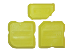 SPATULE DE LISSAGE JEU DE 3 SOUPLE