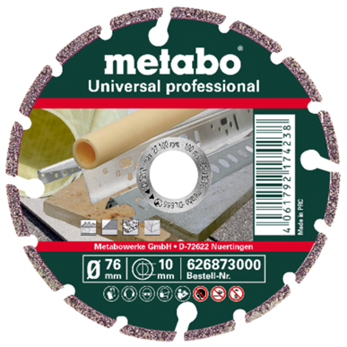 MEULE DE TRONCONNAGE / DISQUE DIAMANTEE Ø 76 X10 MM PROFESSIONAL