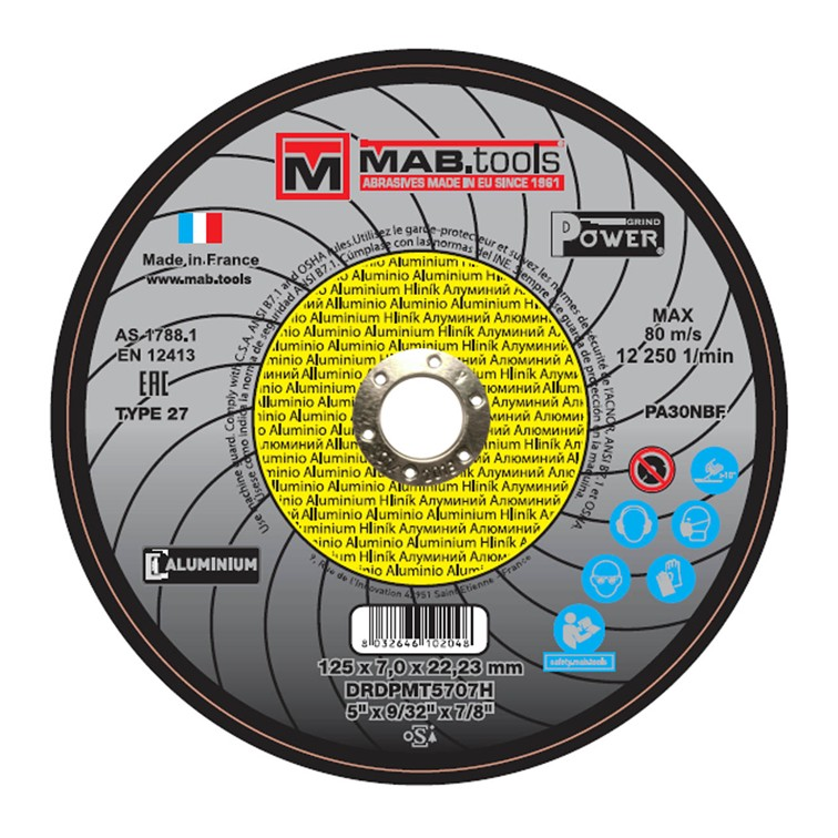 DISQUE A TRONCONNER L'ALU EXTRA FIN Ø125MMX1MM