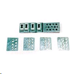 PATTE MAGNETIQUE POUR CONFECTION DE TRAPPES BLISTER DE 4